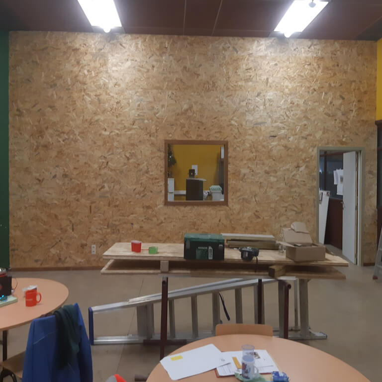 Scheidingswand bureau