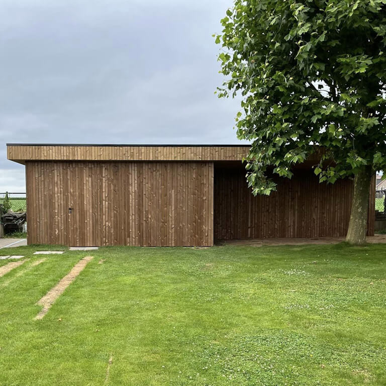 Op maat gemaakte tuinconstructie